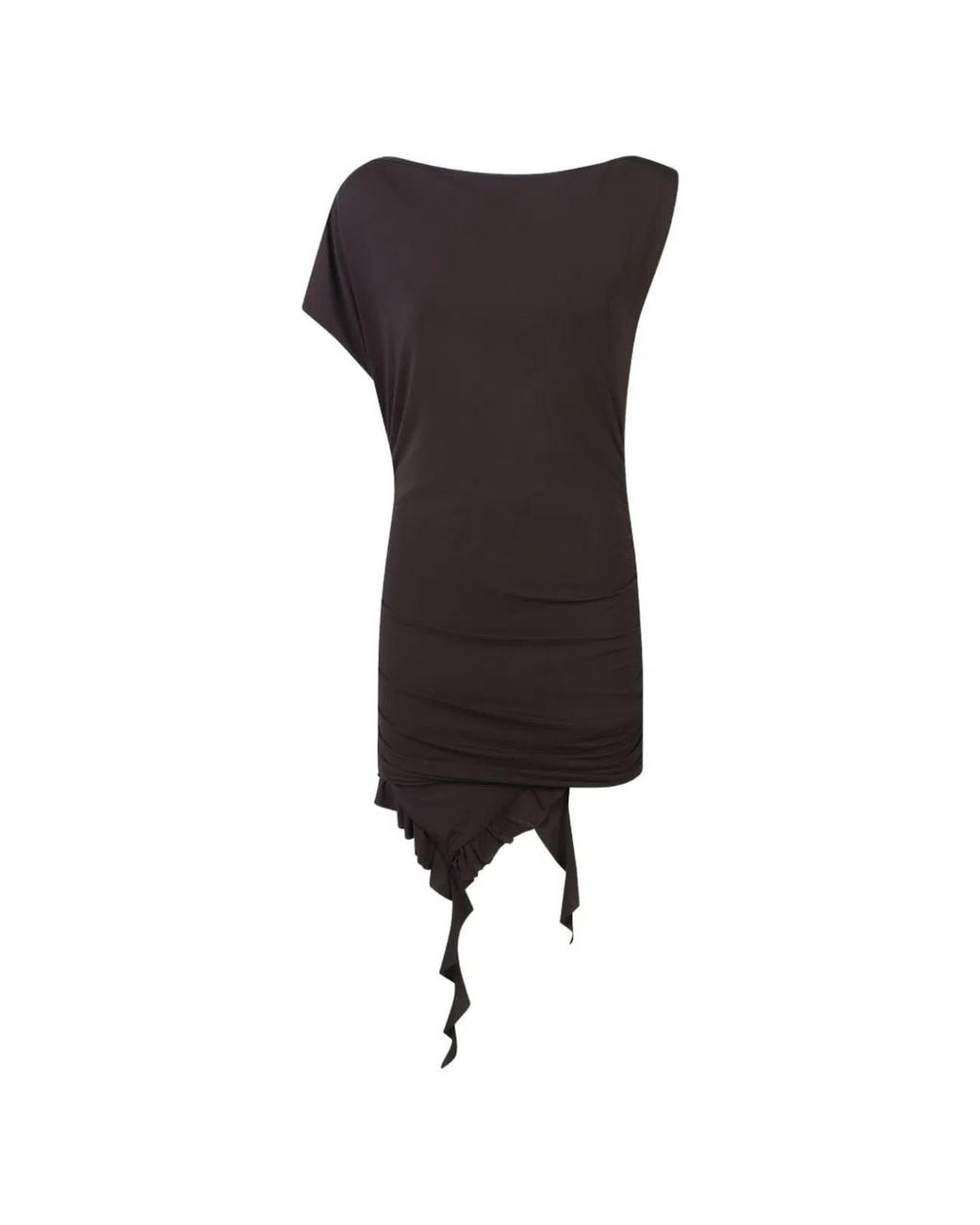 Pinko Brown Acetate Polyamide Elastane Dress