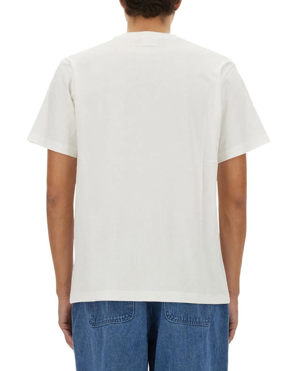 Obey White Tshirt Con Logo for men