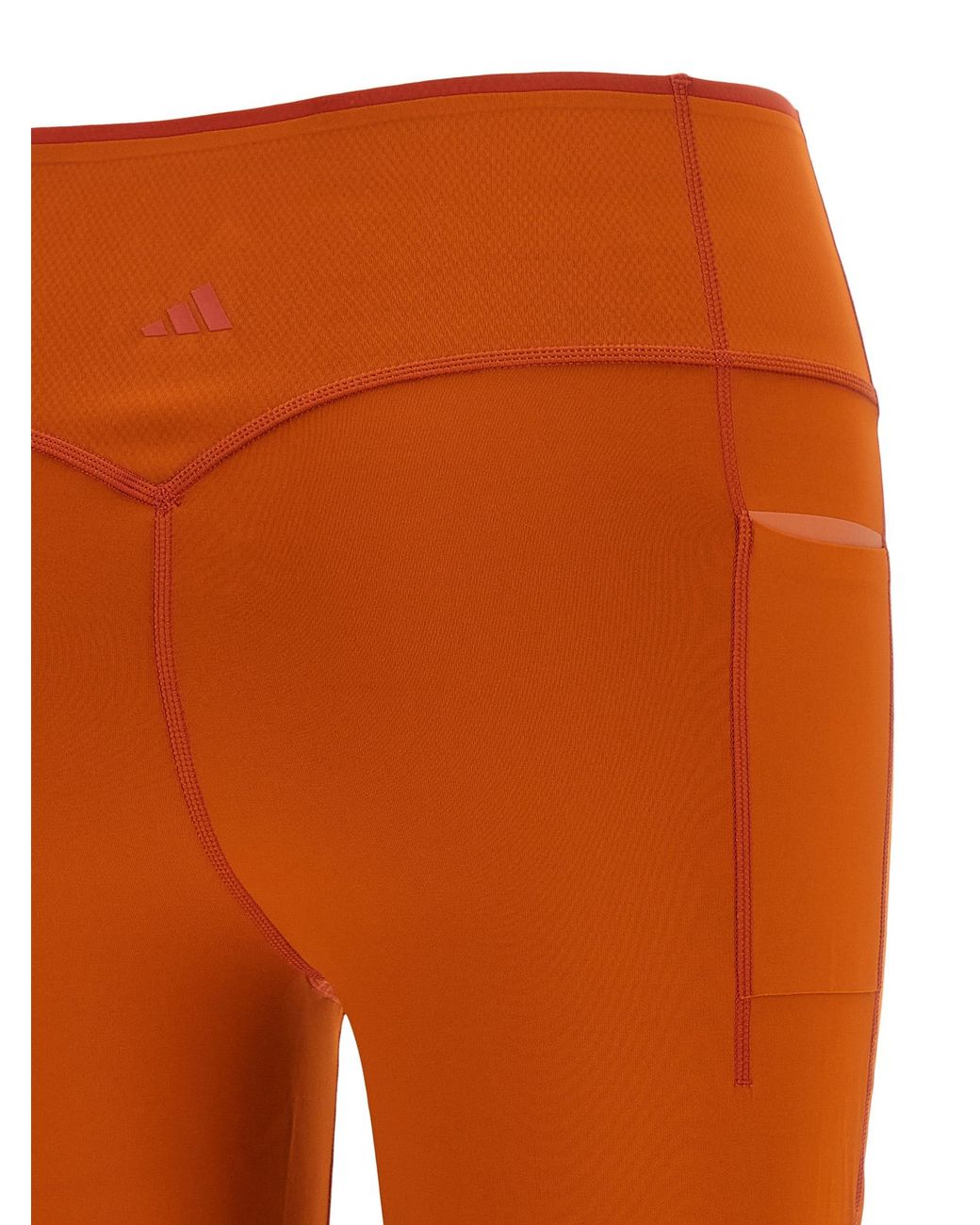Adidas Originals Orange 'Optime' Leggings Adidas X Entire Studios