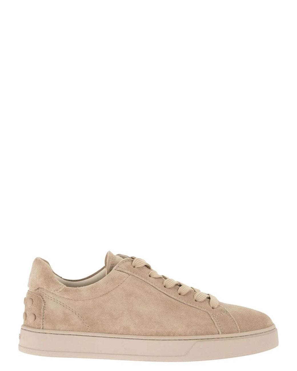 Tod's Brown Suede Leather Trainers