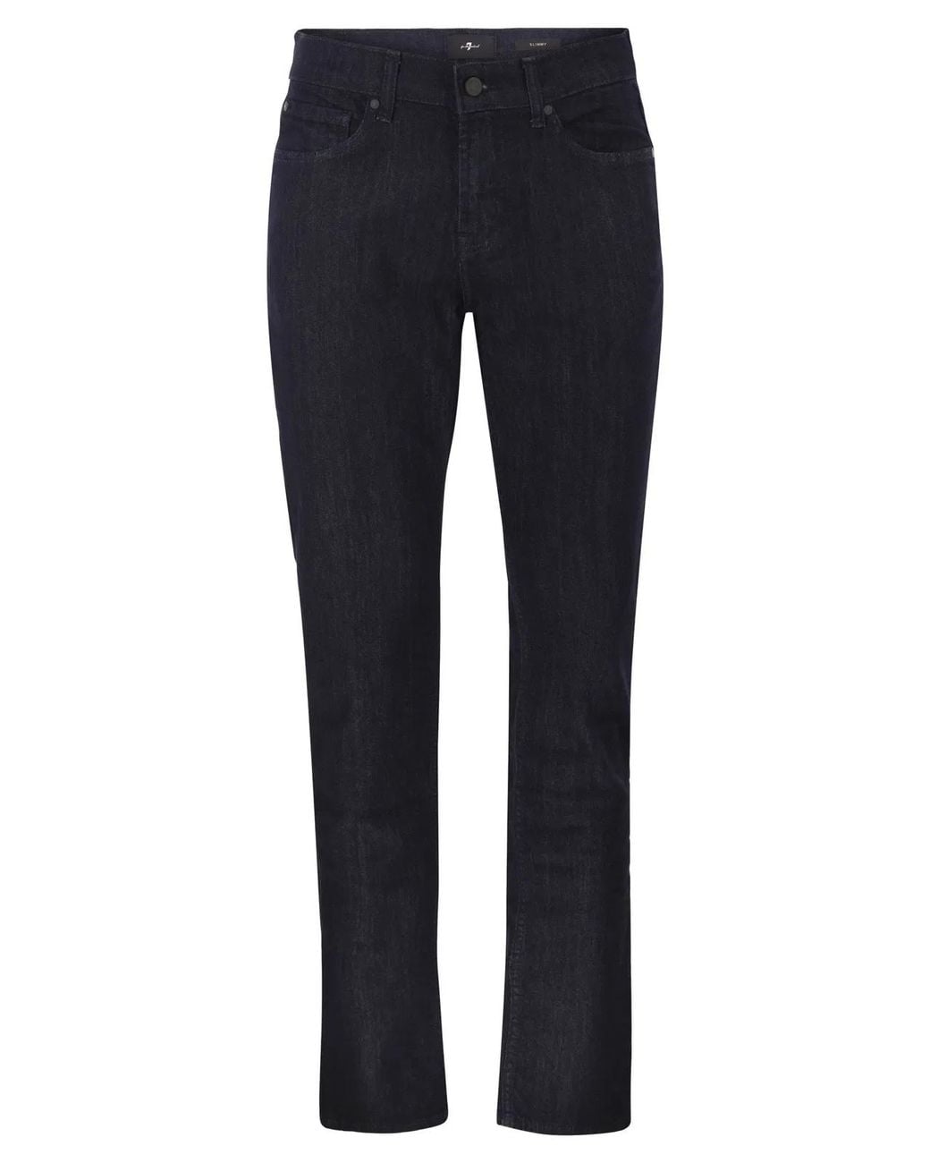 7 For All Mankind Blue Slimmy Stretch Denim Jeans for men