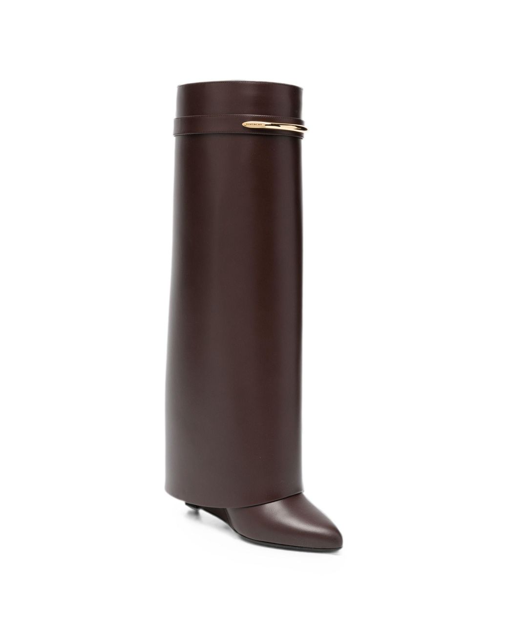 Givenchy Brown Leather Shark Boots