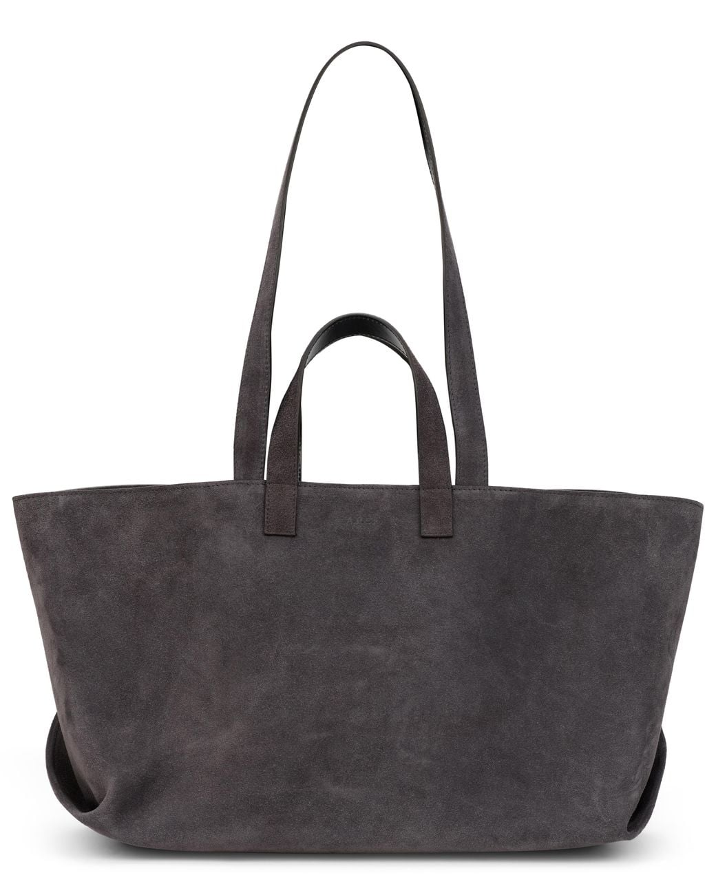 A.P.C. Black Suede Tote Bag