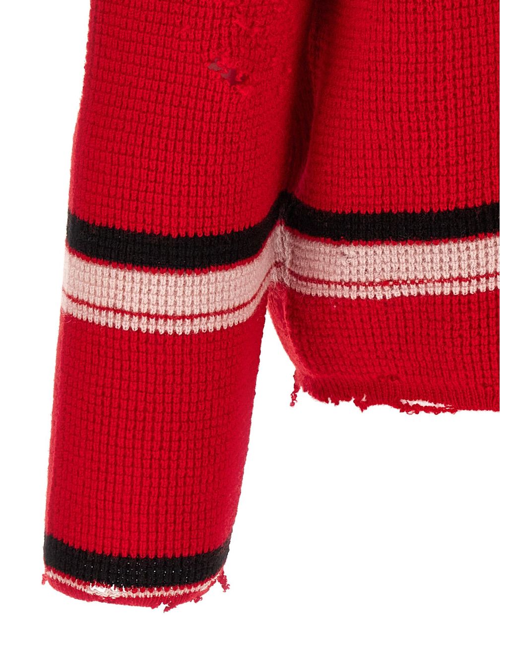 Second/Layer Red 'Friends' Sweater for men