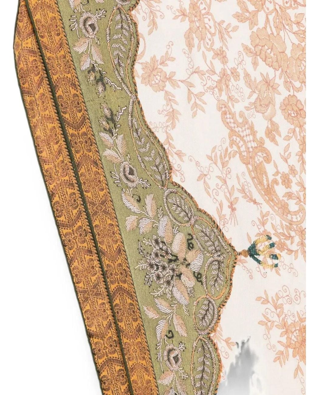 Pierre Louis Mascia White "Aloeuw" Cm 65X120 Scarf