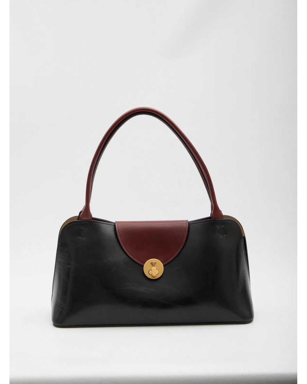 Versace Black Vivian East/West Bag