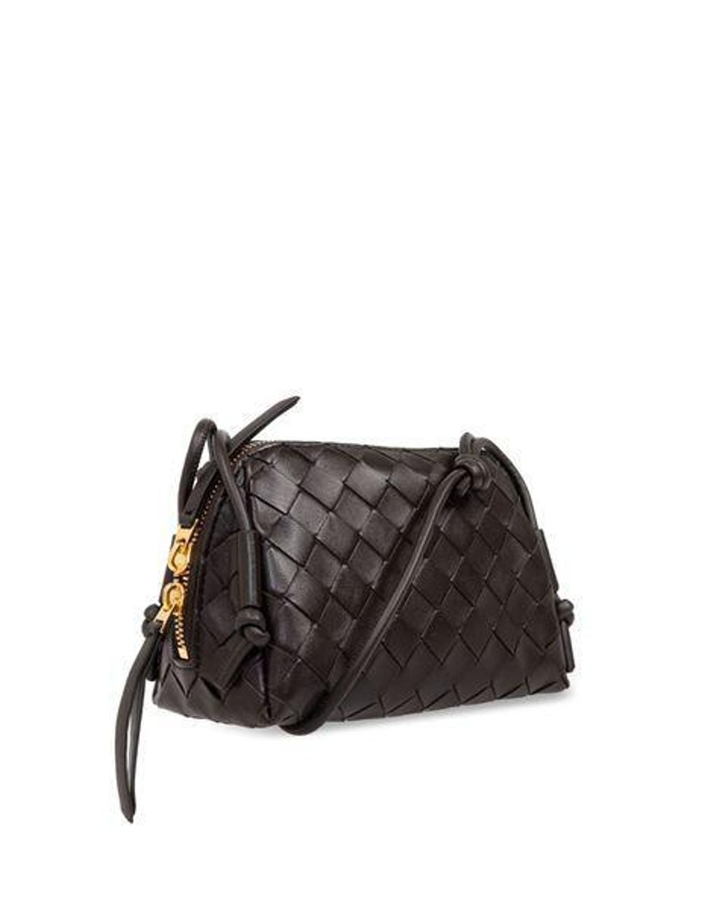 Bottega Veneta Black 'Concert' Shoulder Bag