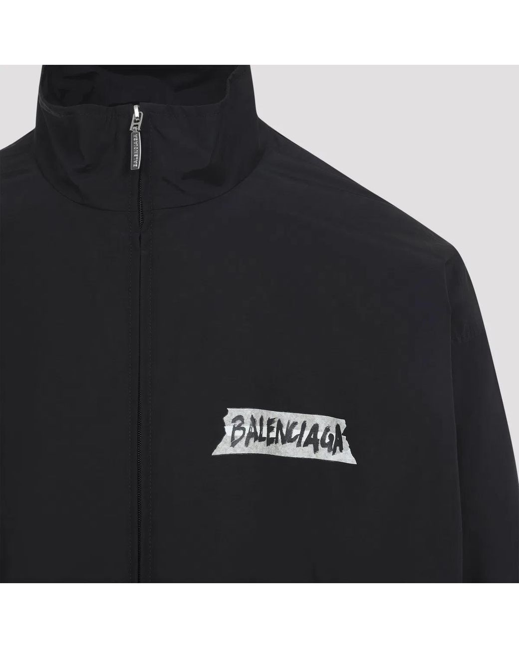 Balenciaga Black Cotton Jackets Medium Tracksuit for men