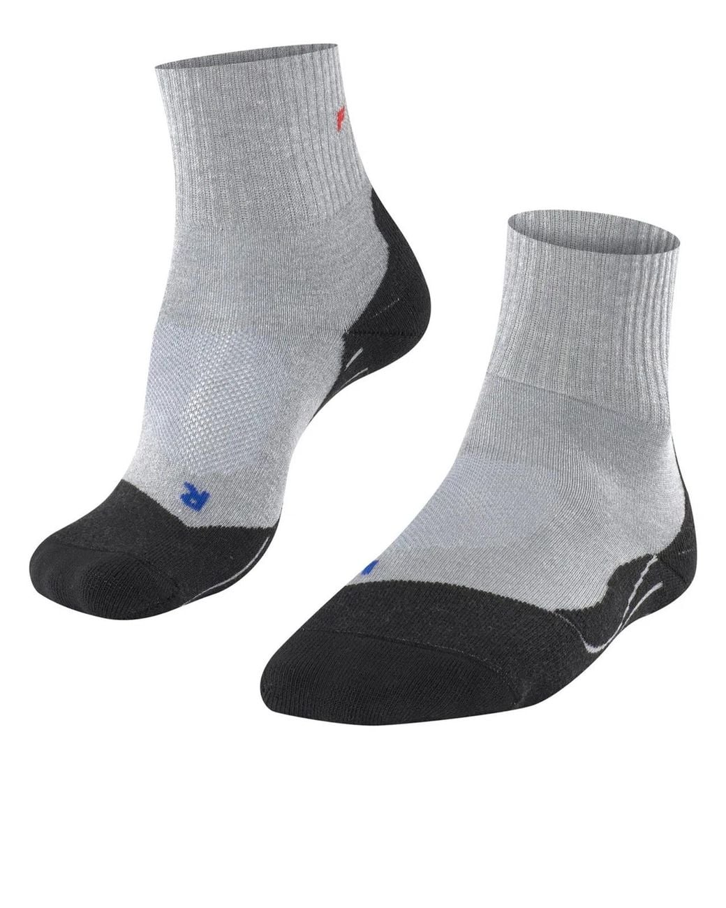 Falke Gray Tk2 Explore Cool Short Socks for men