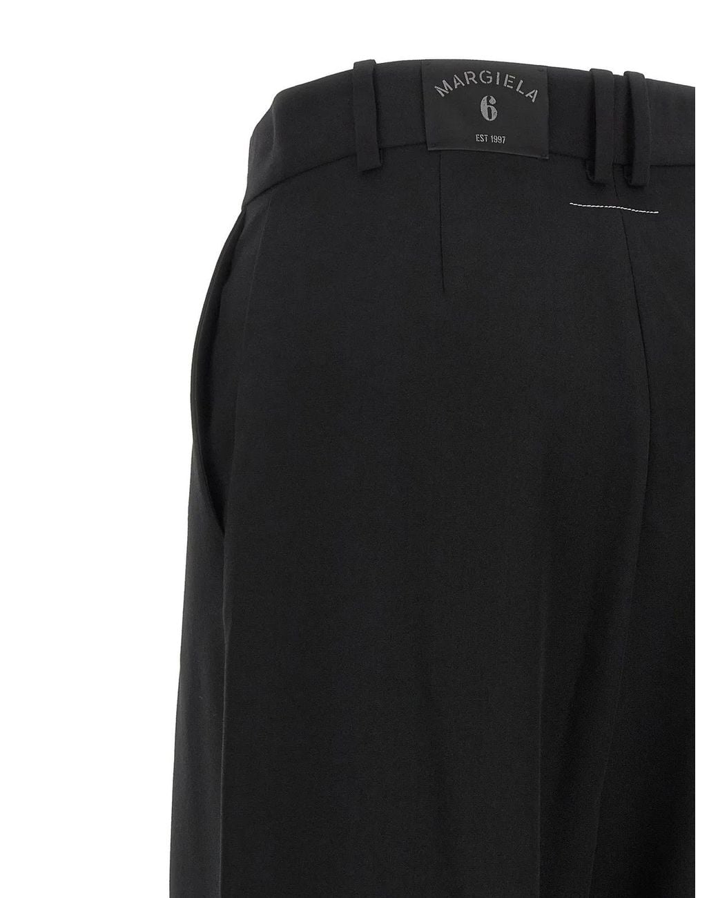 MM6 by Maison Margiela Black 'Margiela 6' Pants