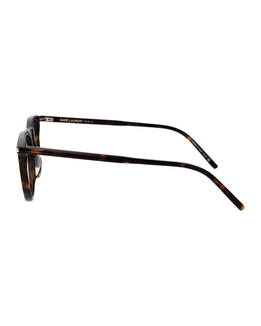 Saint Laurent Brown Acetate Glasses