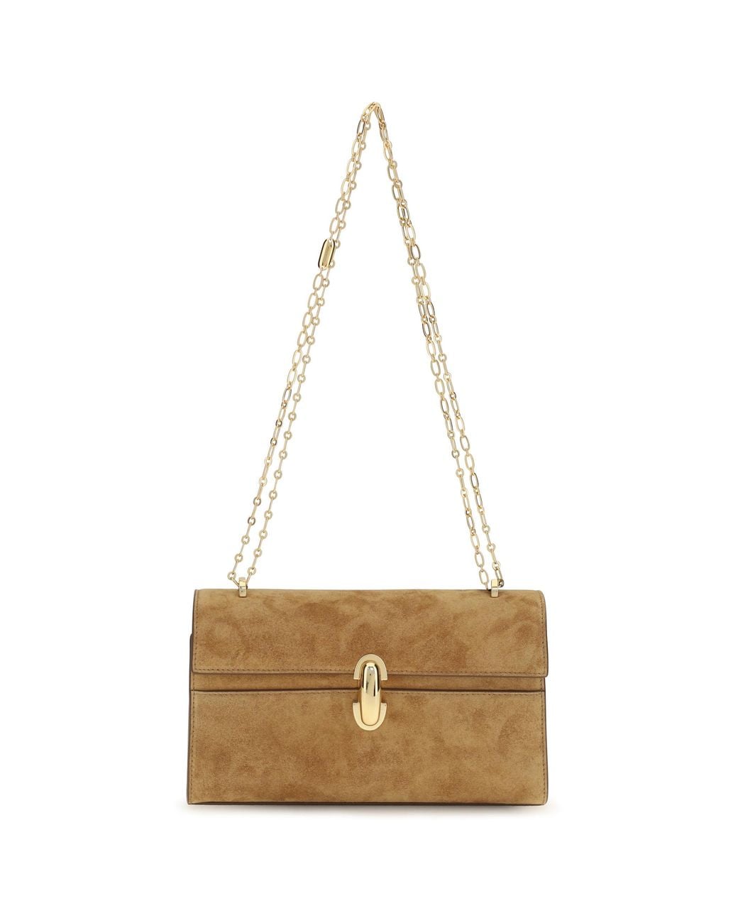 SAVETTE White Symmetry Chain Pouch