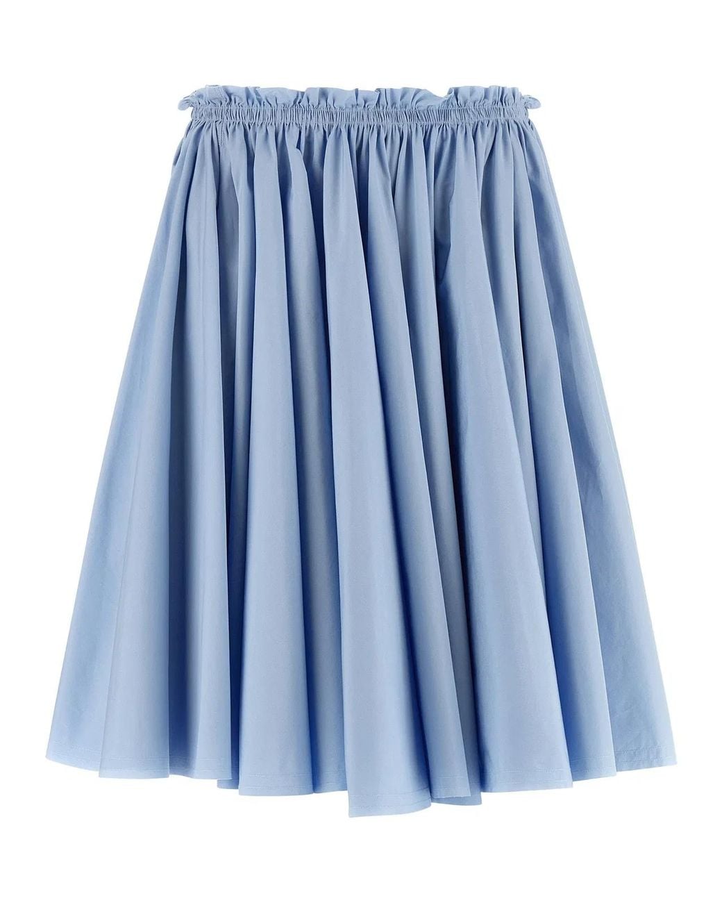 AMI Blue Wheel Skirt