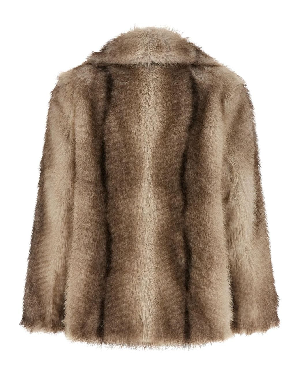 Nude Brown Faux Fur Jacket