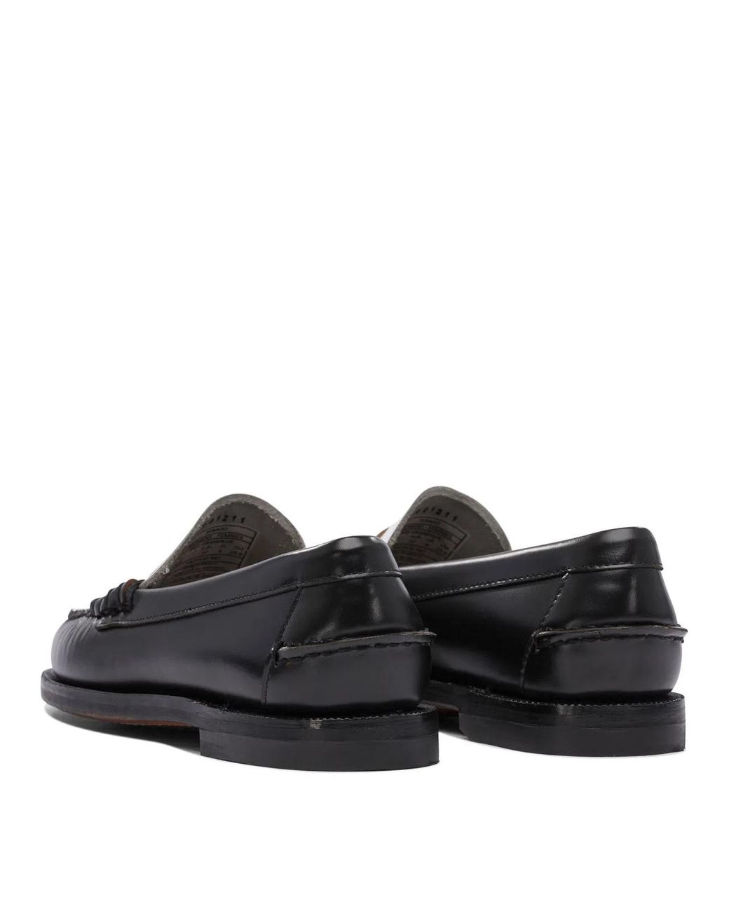 Sebago Black Leather Loafers