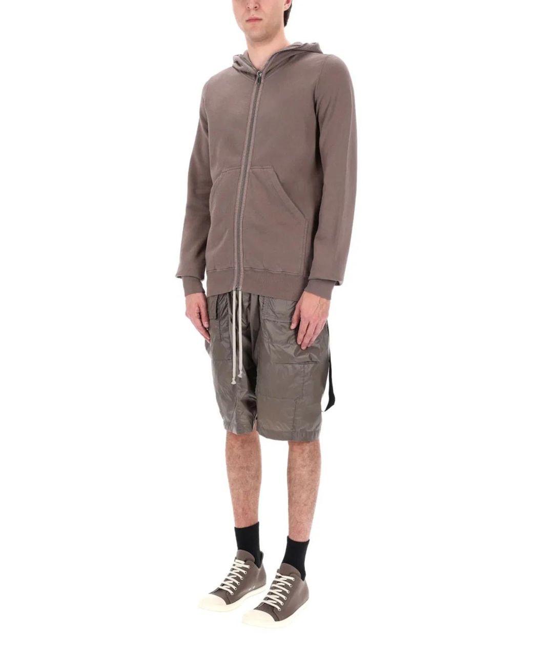 Rick Owens Natural Drkshdw Gimp Hoodie for men