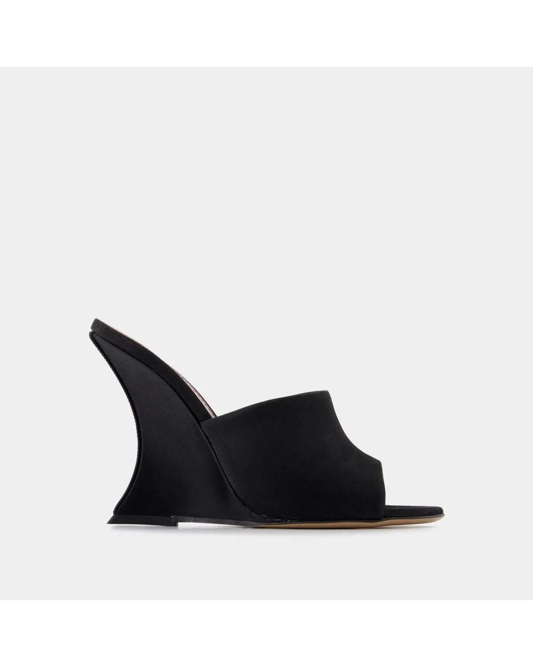 Paris Texas Black Wedges