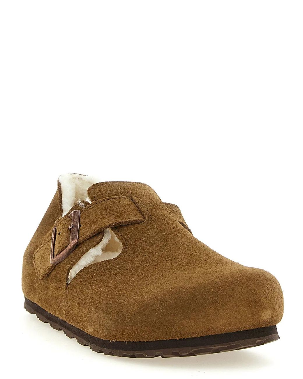 Birkenstock Brown 'London' Sabots