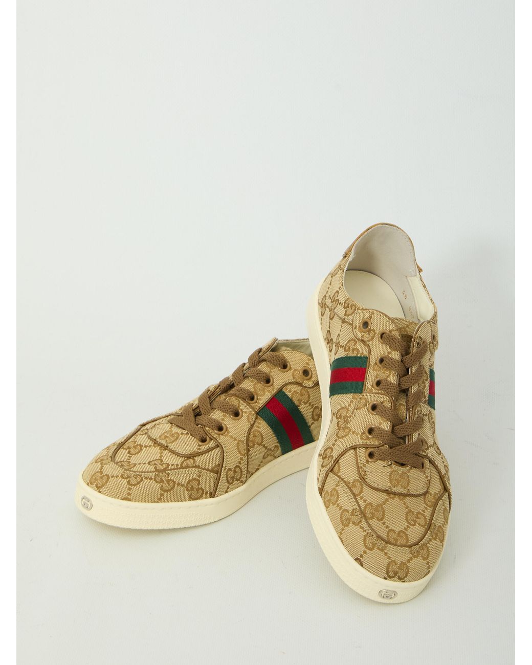 Gucci Metallic Stretch Sneakers