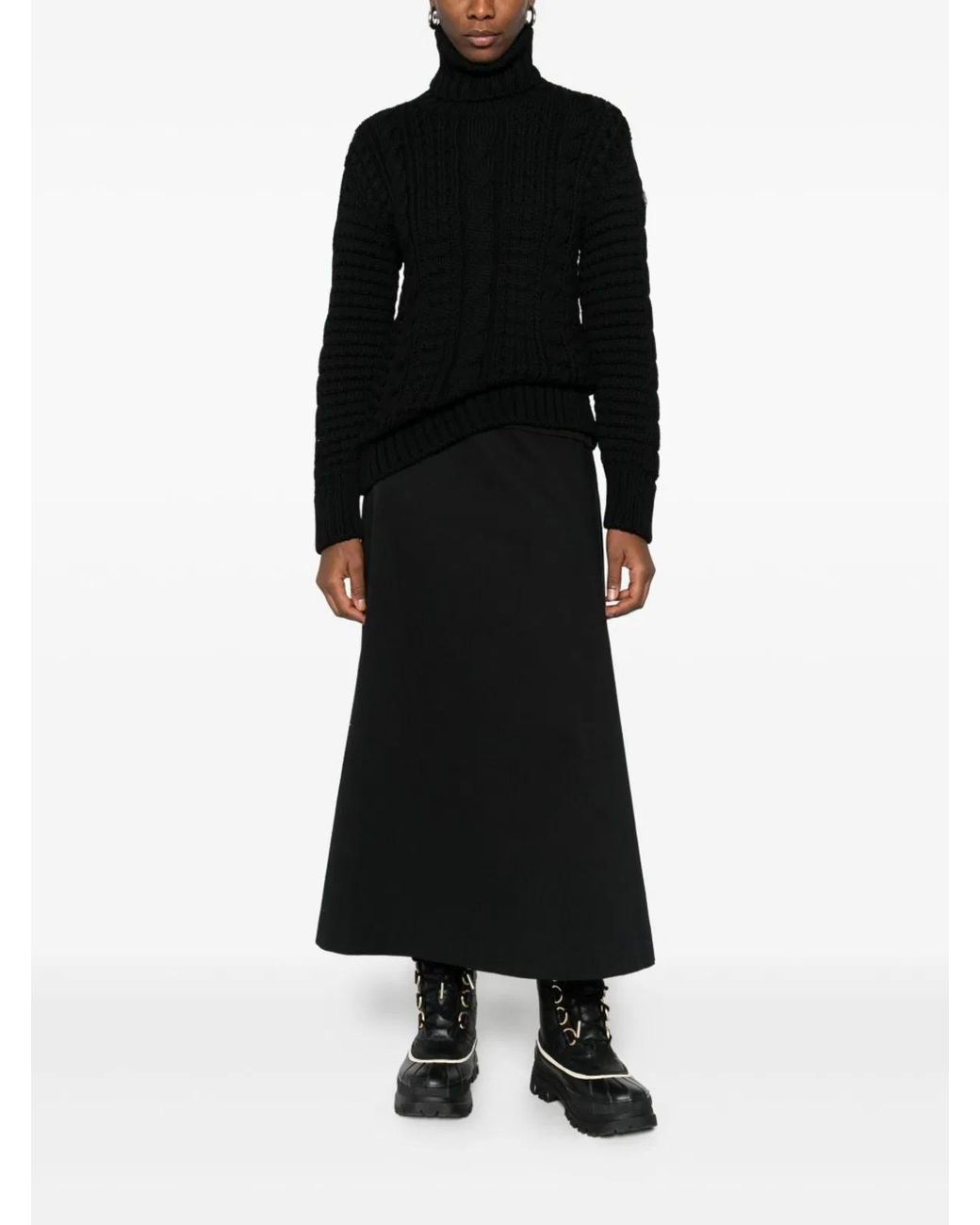 Moncler Genius Black X Edward Enninful Wool Turtleneck Sweater