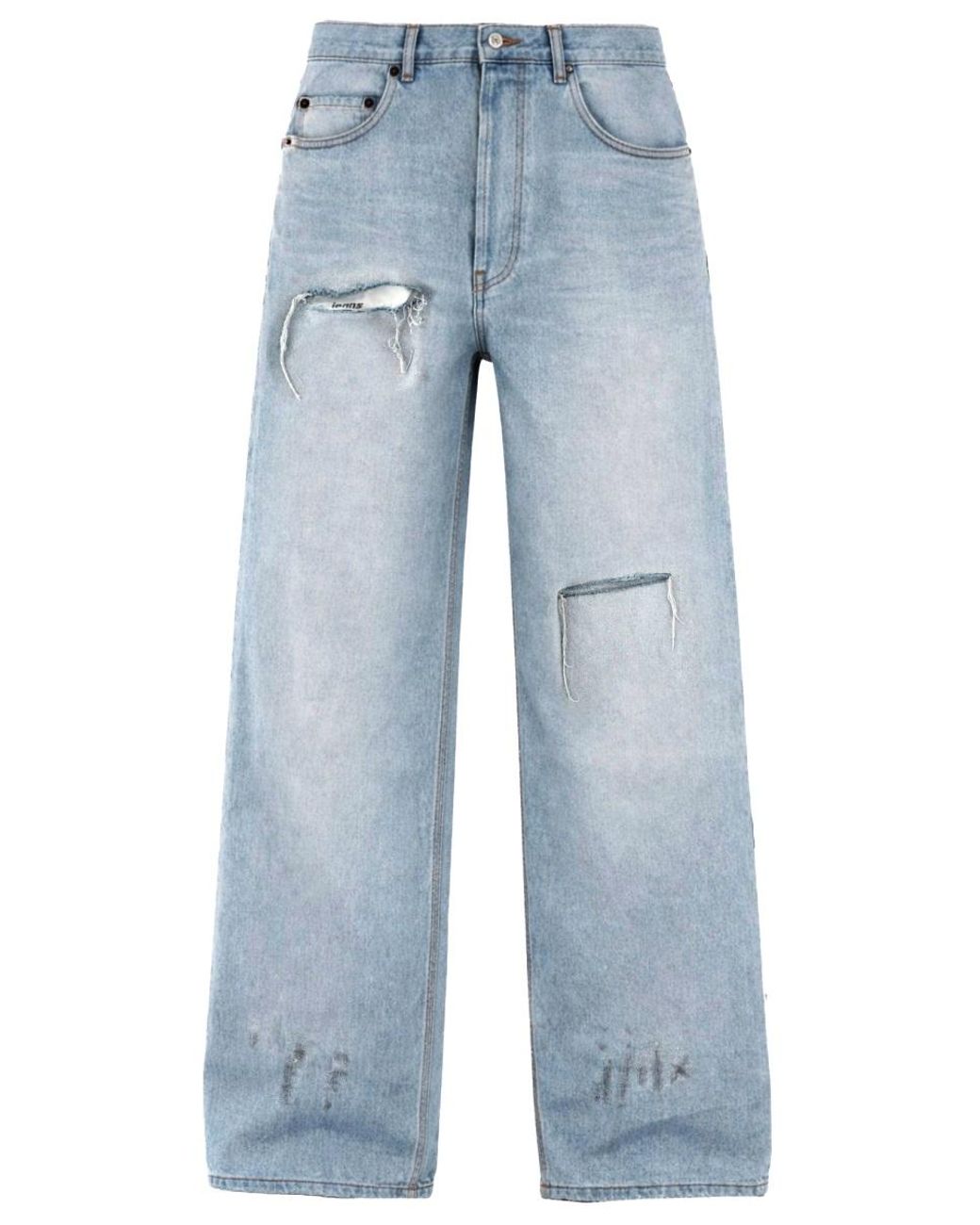 Balenciaga Blue Jeans "Minimal" for men