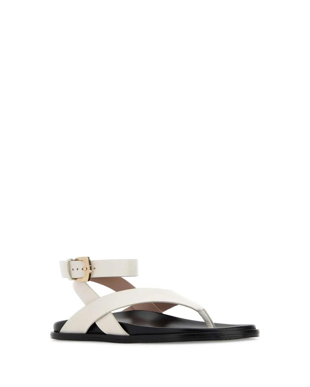 Stuart Weitzman White Solid Sandals