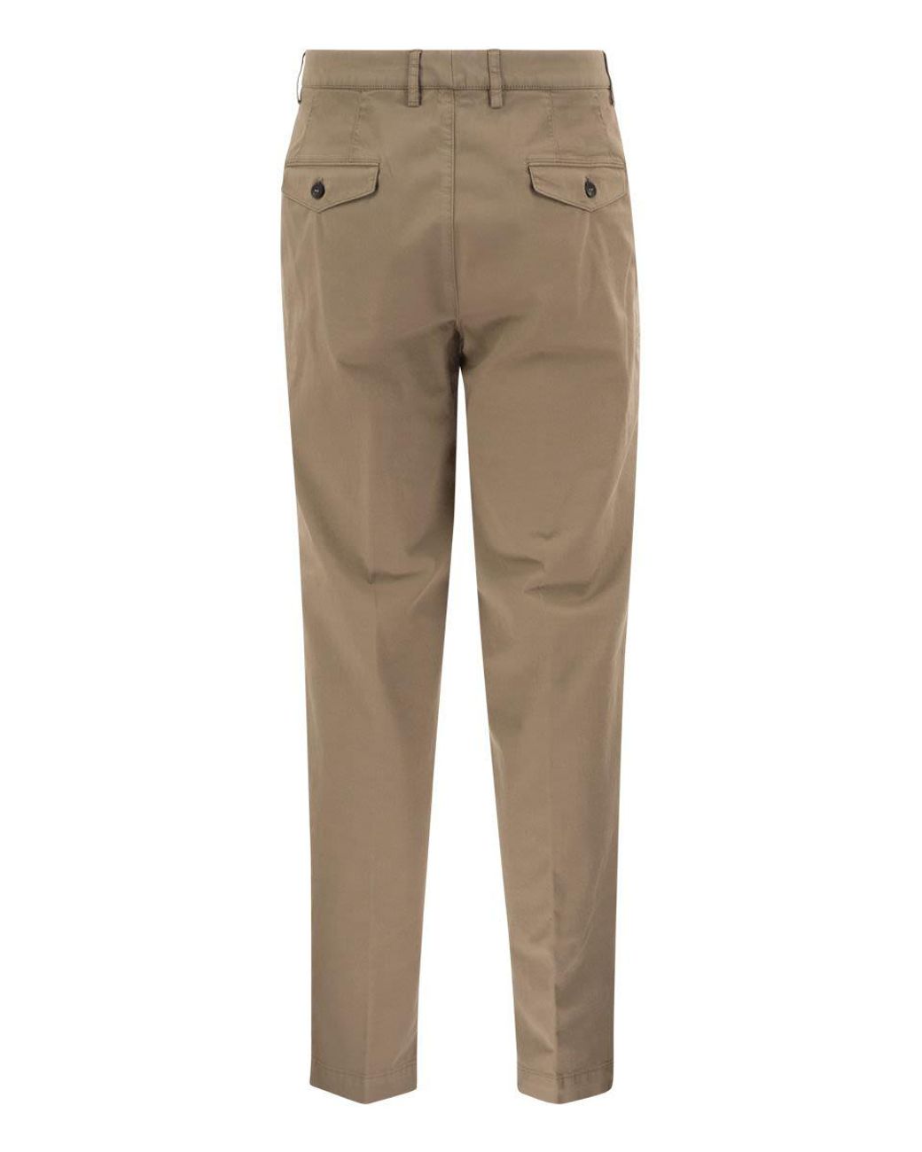 Peserico Natural Stretch Cotton Chino Trousers for men