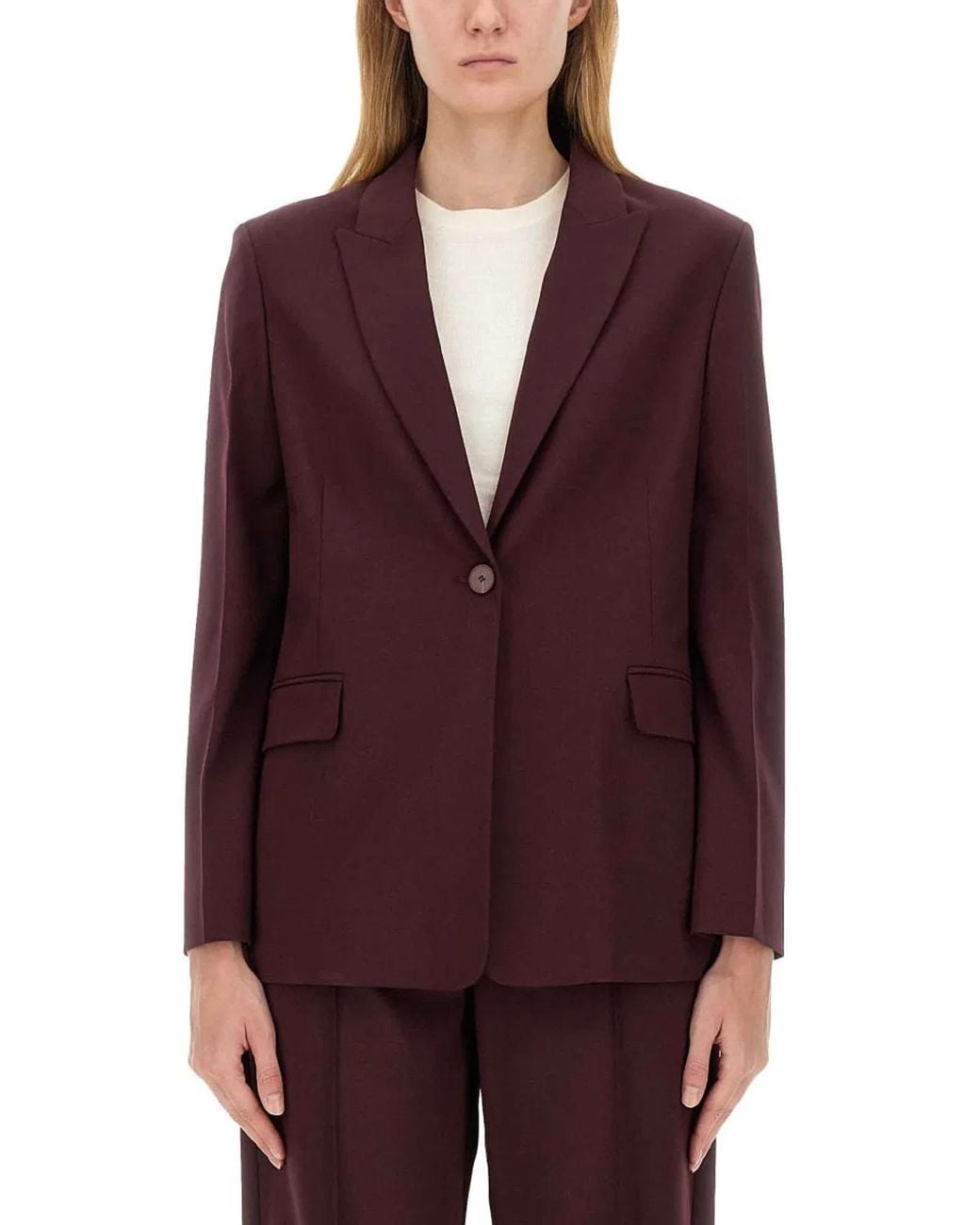 Alysi Purple Tailored Jacket
