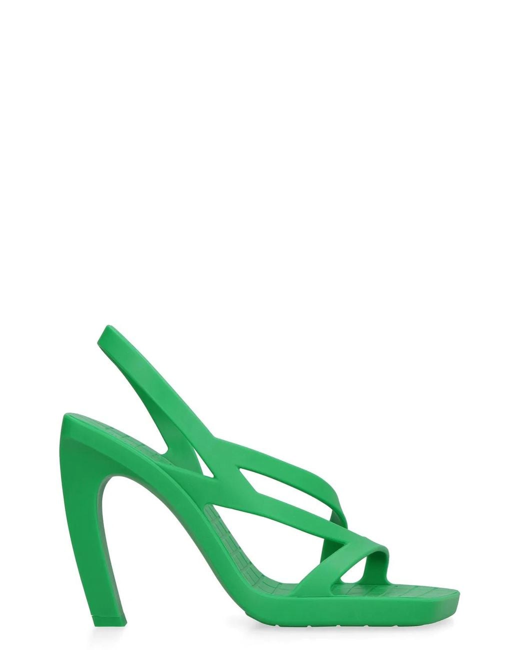 Bottega Veneta Green Jimbo Rubber Sandals