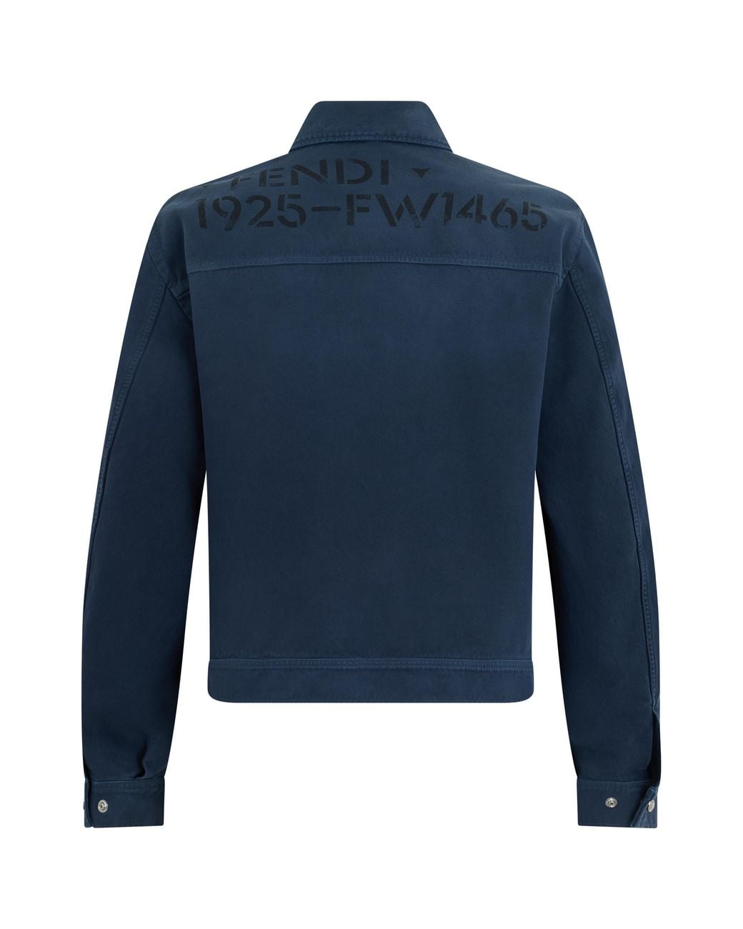 Fendi Blue Jacket With Collar for men