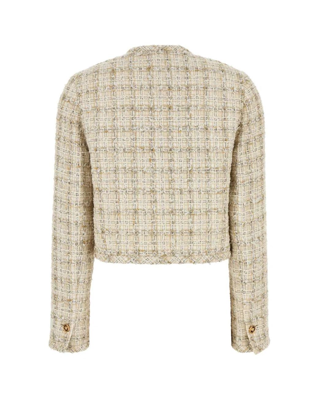 Versace Natural Tweed Blazer