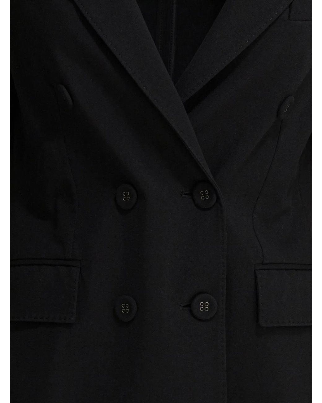 Circolo 1901 Black Cotton Elastane Jacket