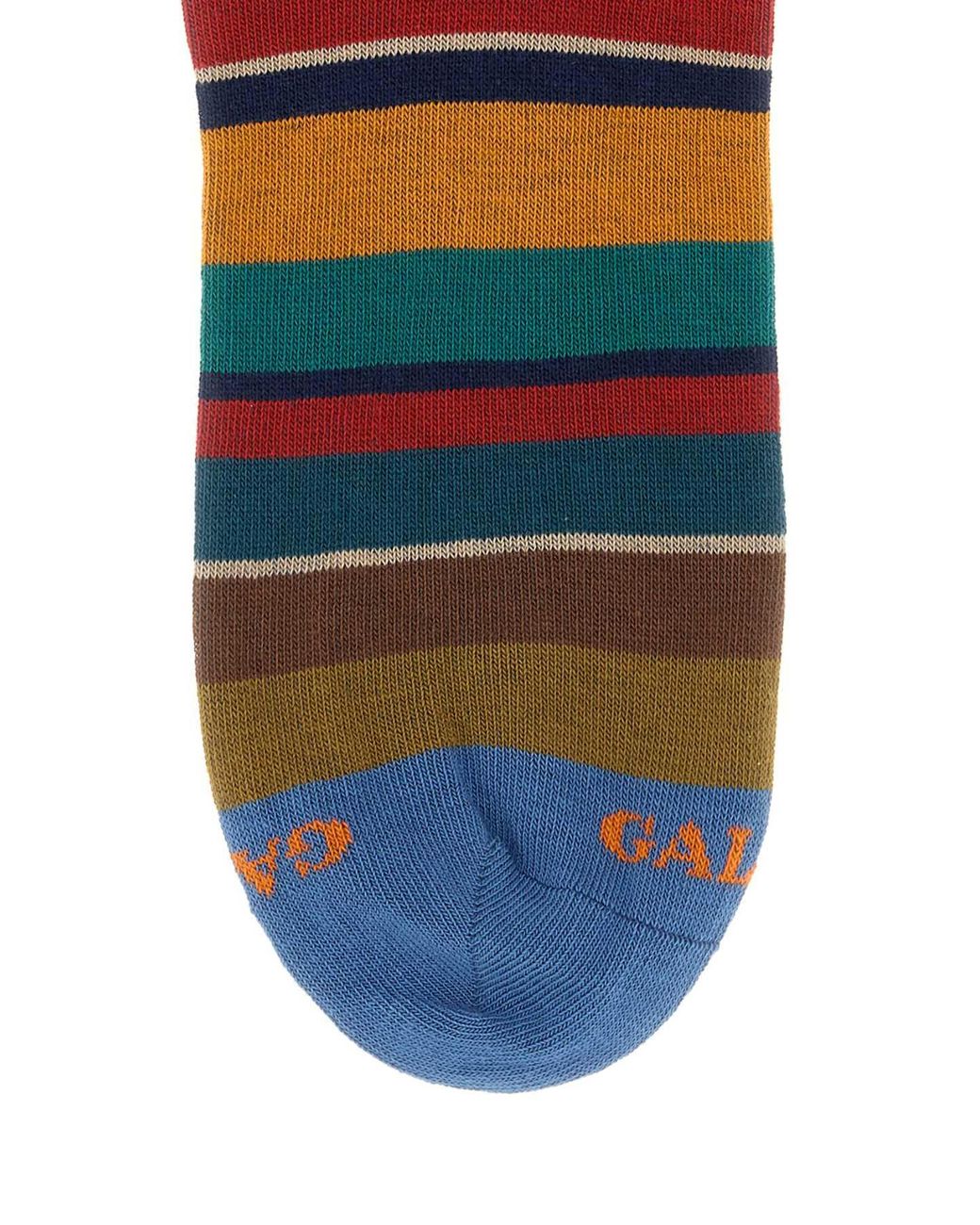 Gallo Blue Mini Stretch Cotton-Blend Socks for men