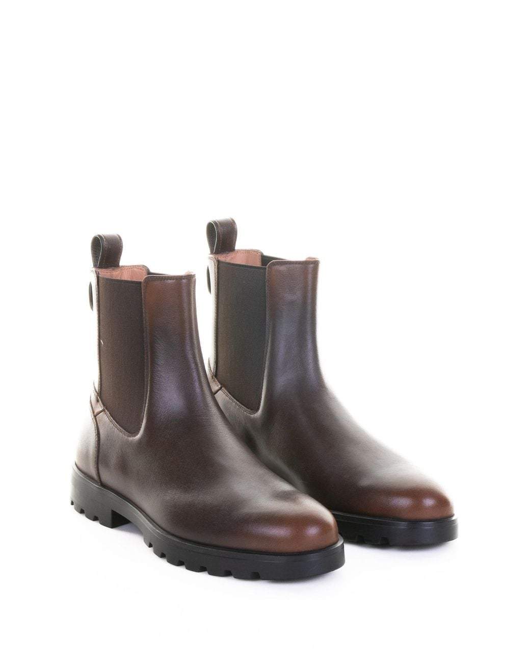 Santoni Brown Beatles Leather