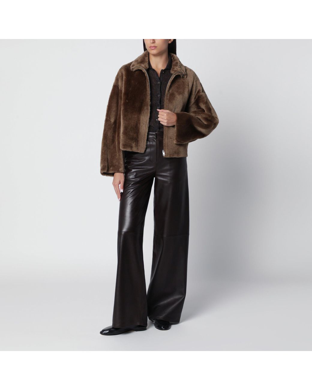Arma Brown Indy Reversible Zip-Up Jacket