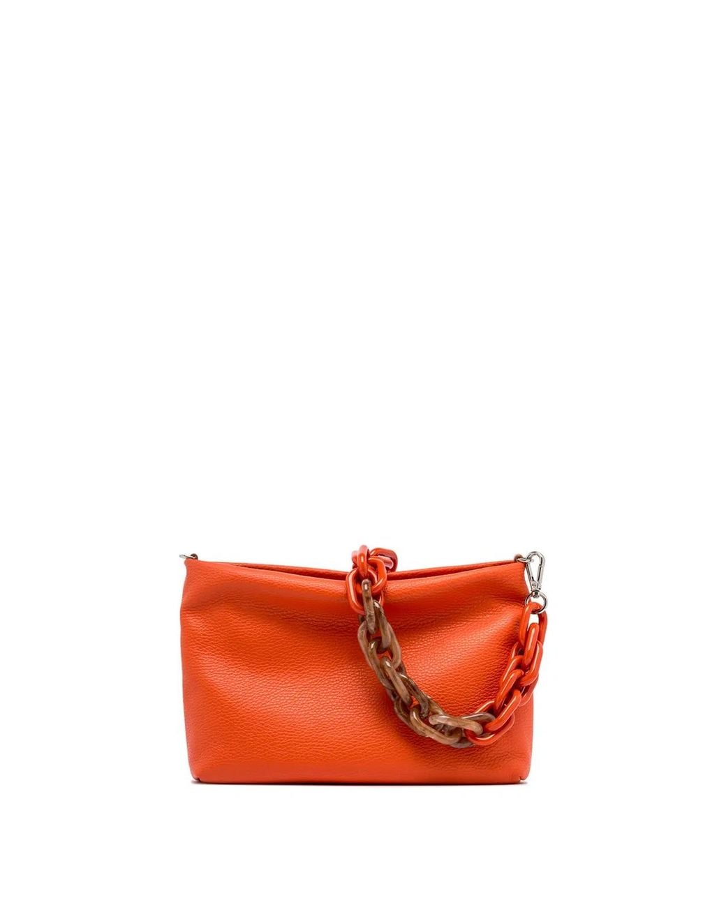 Gianni Chiarini Orange Brenda Clutch Bag