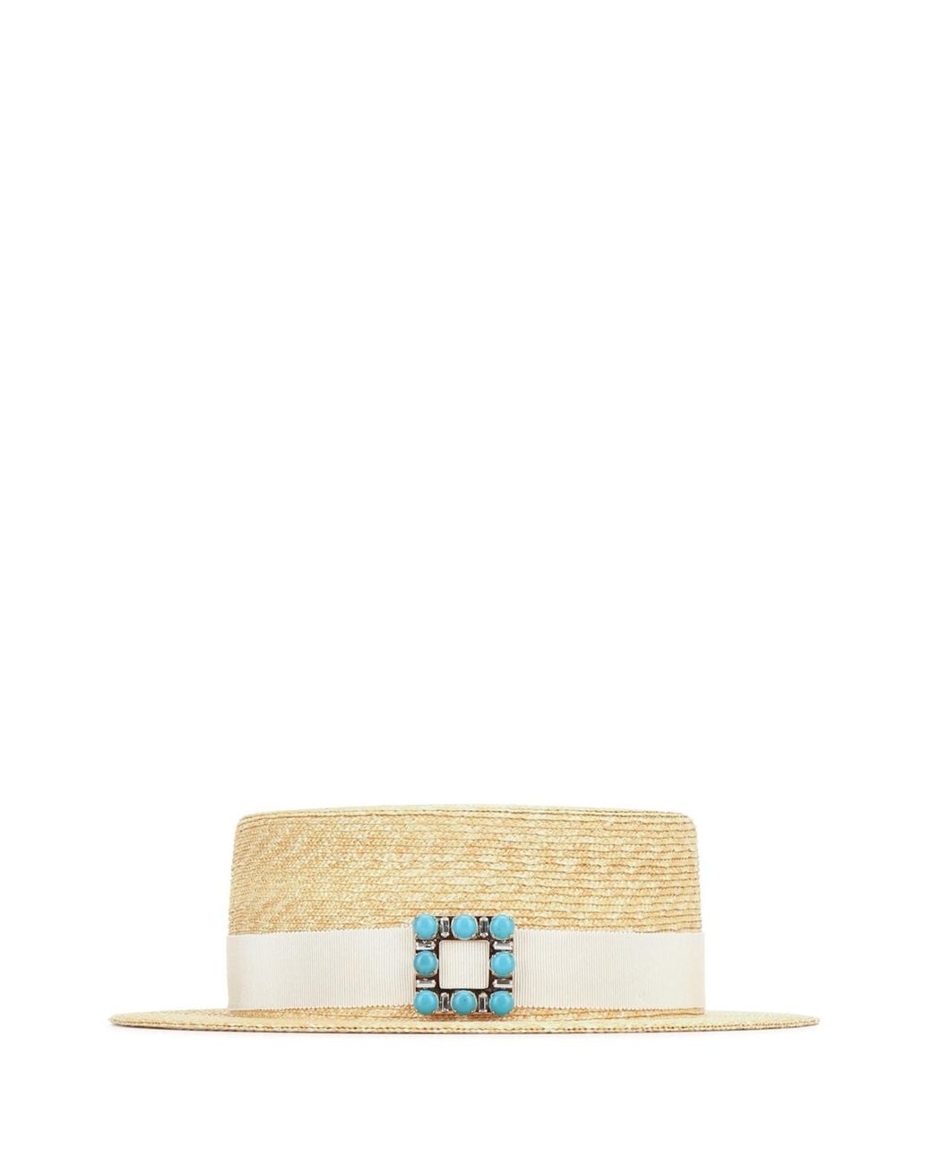 Roger Vivier Natural Tres Vivier Hat