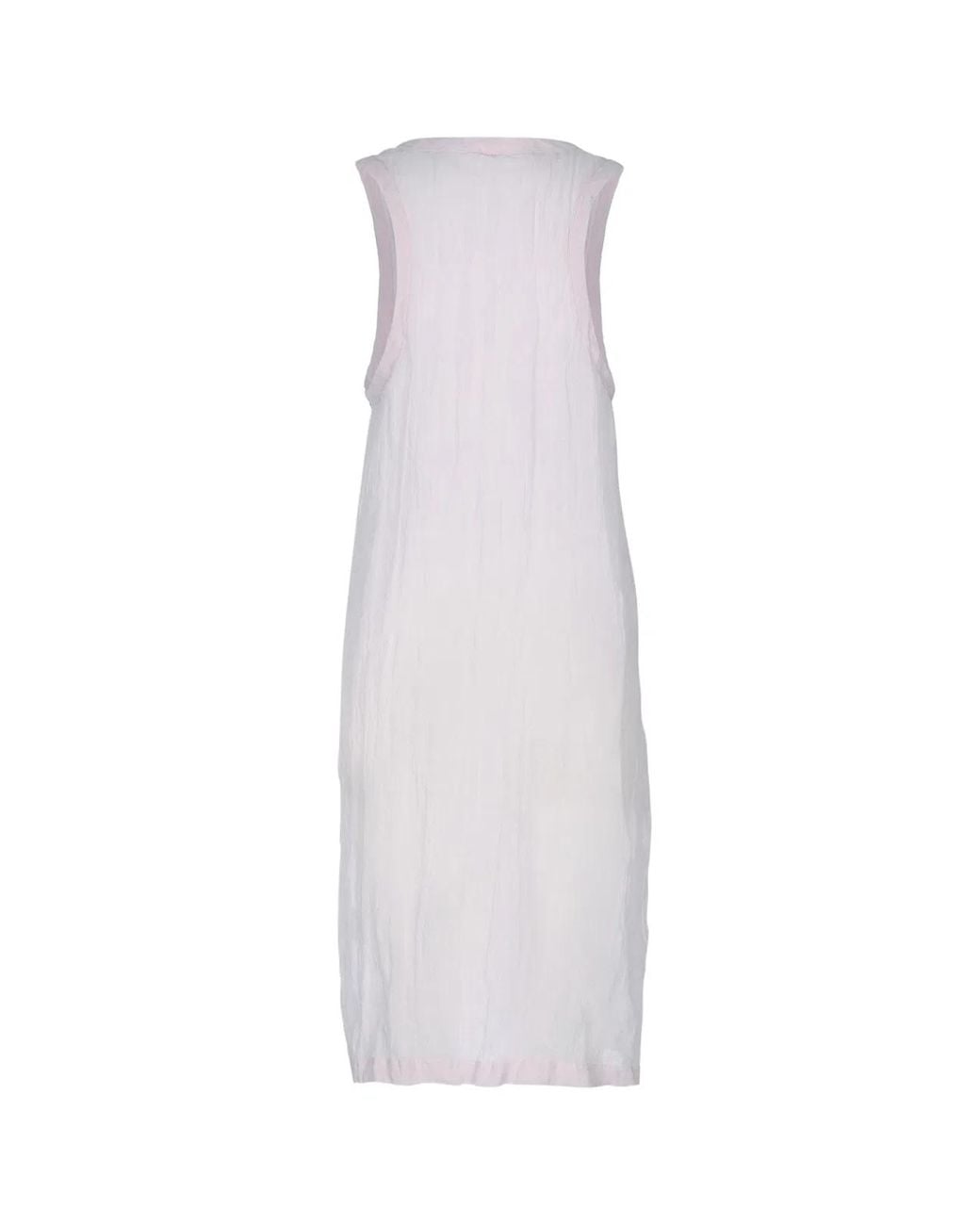 Totême White Crinkled Gauze Tank Dress