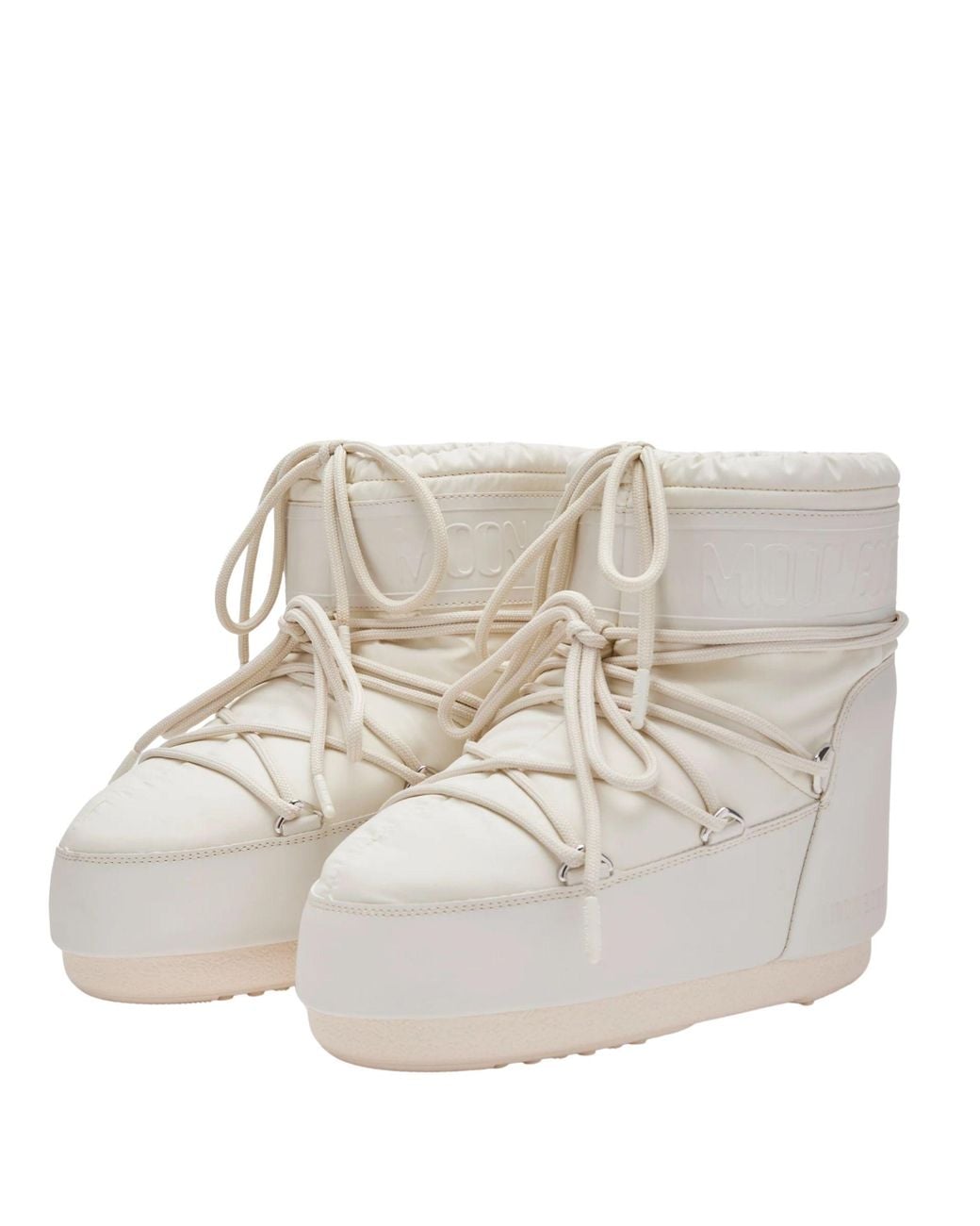 Moon Boot White "Icon Moonboot" Low Rubber Boots