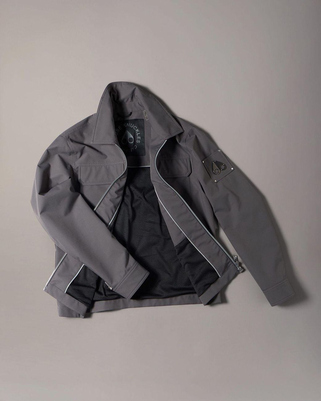 Moose Knuckles Gray Jacques Jacket for men