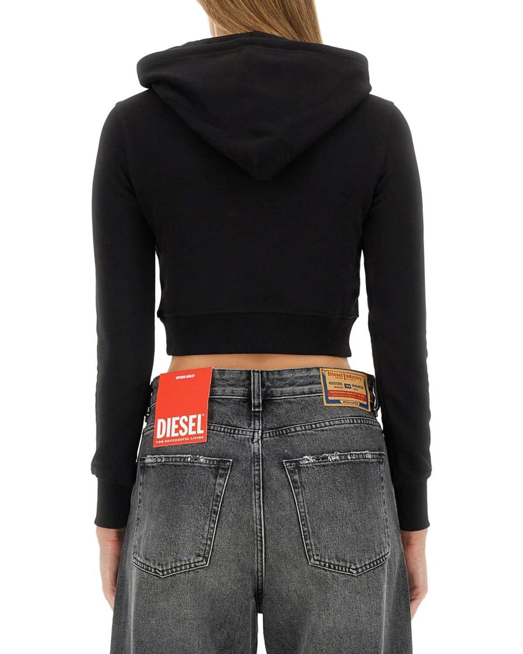 DIESEL Black Fslimmy Sweatshirt