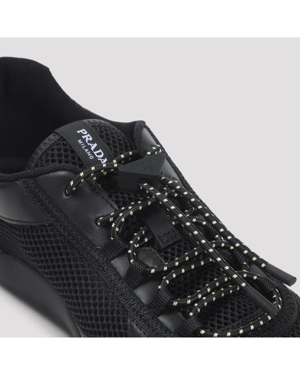 Prada Black Sneakers Speedrock for men