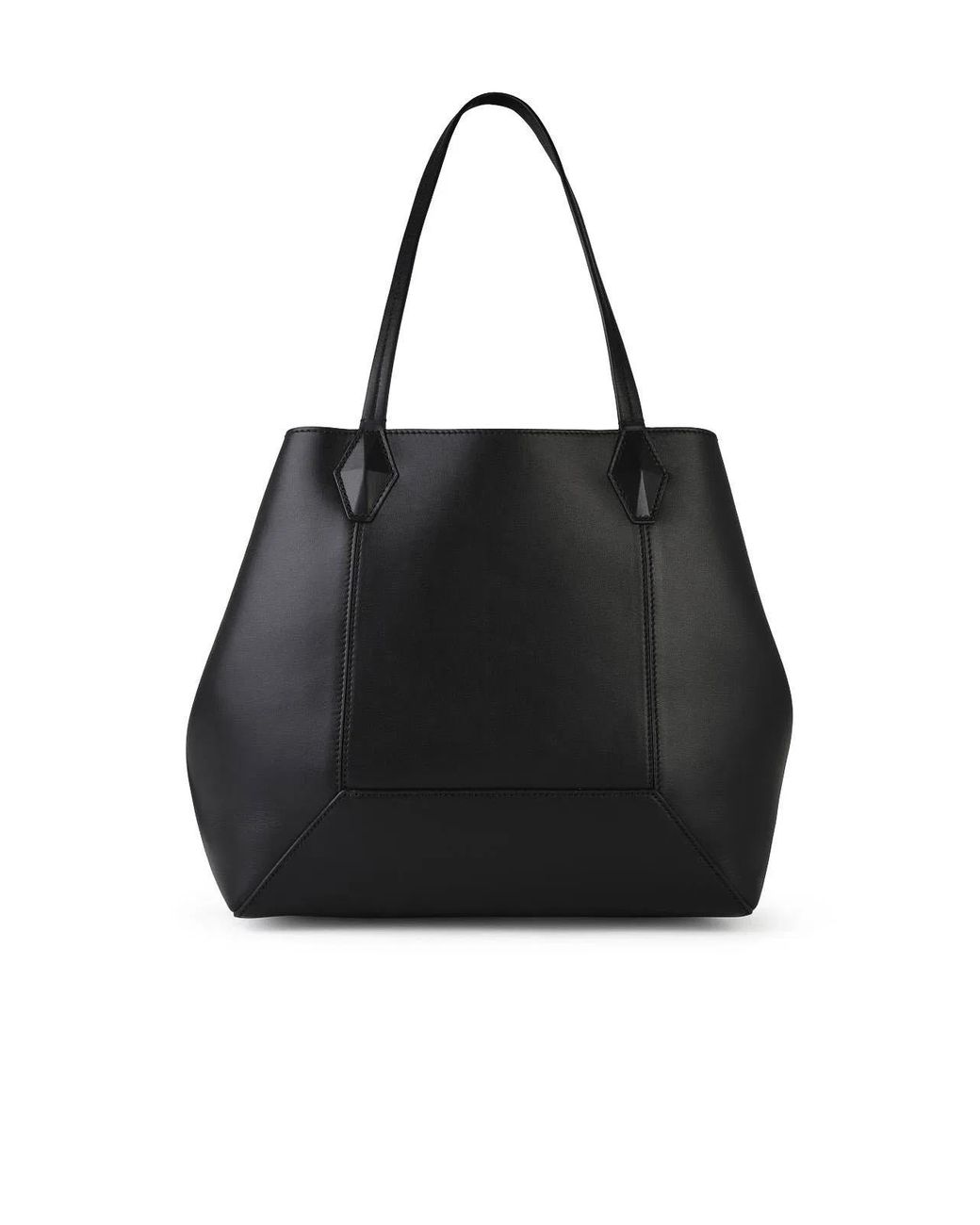 Jimmy Choo Black Diamond Leather Bag