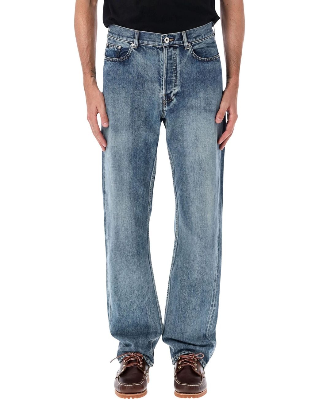 J.W. Anderson Blue Wide-Leg Jeans for men