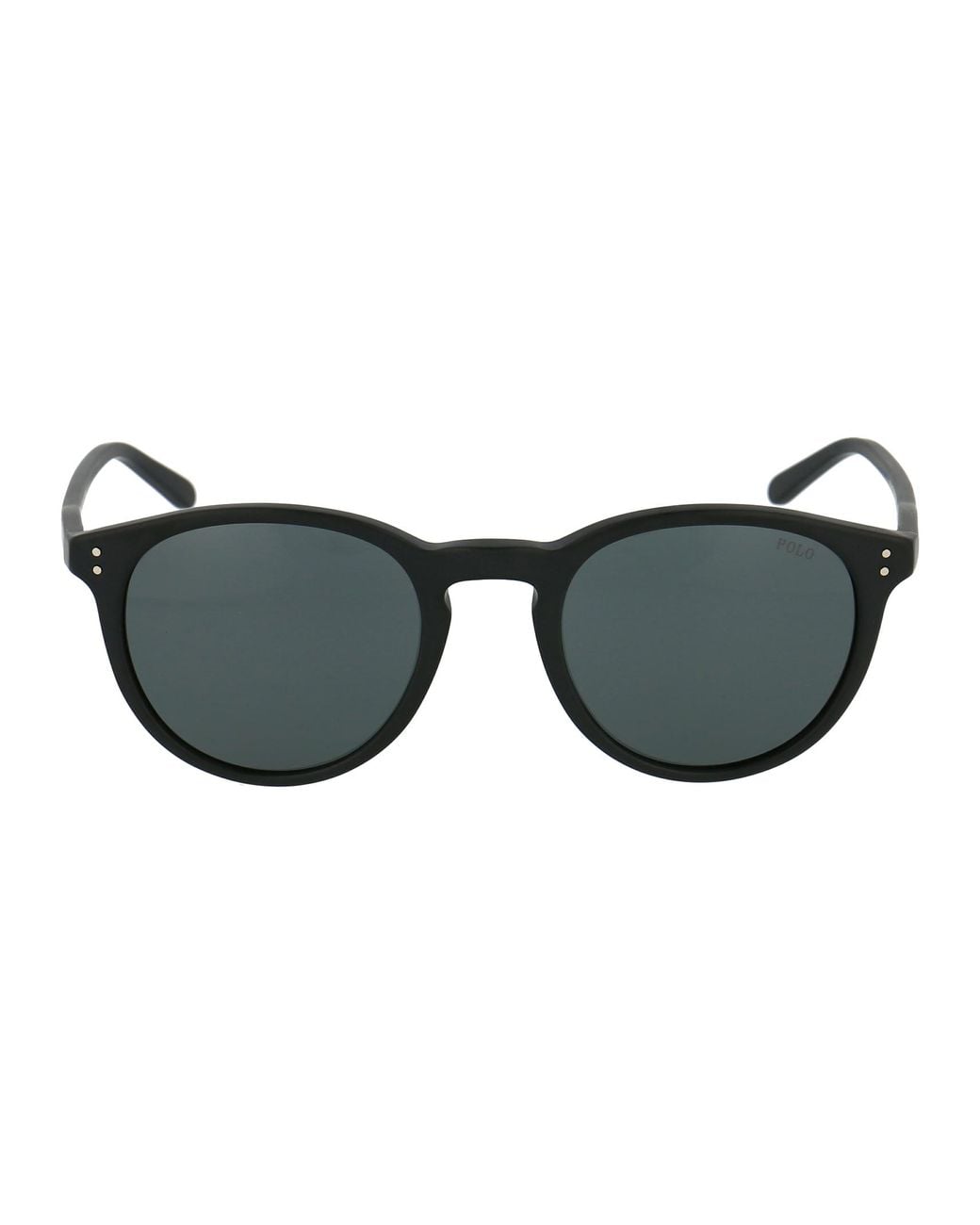 Polo Ralph Lauren Black Matte Acetate Sunglasses for men