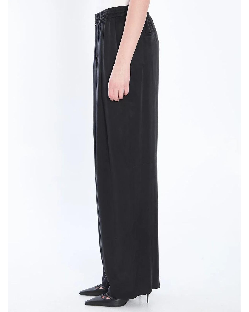 Alexander Wang Black Turn-Down Trousers