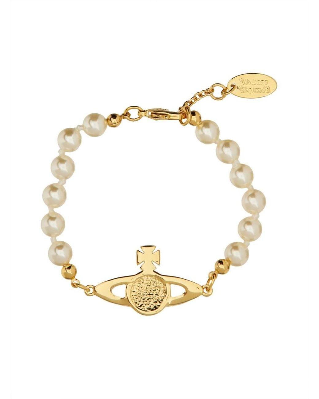Vivienne Westwood Metallic Bracciale Mini Bas Relief