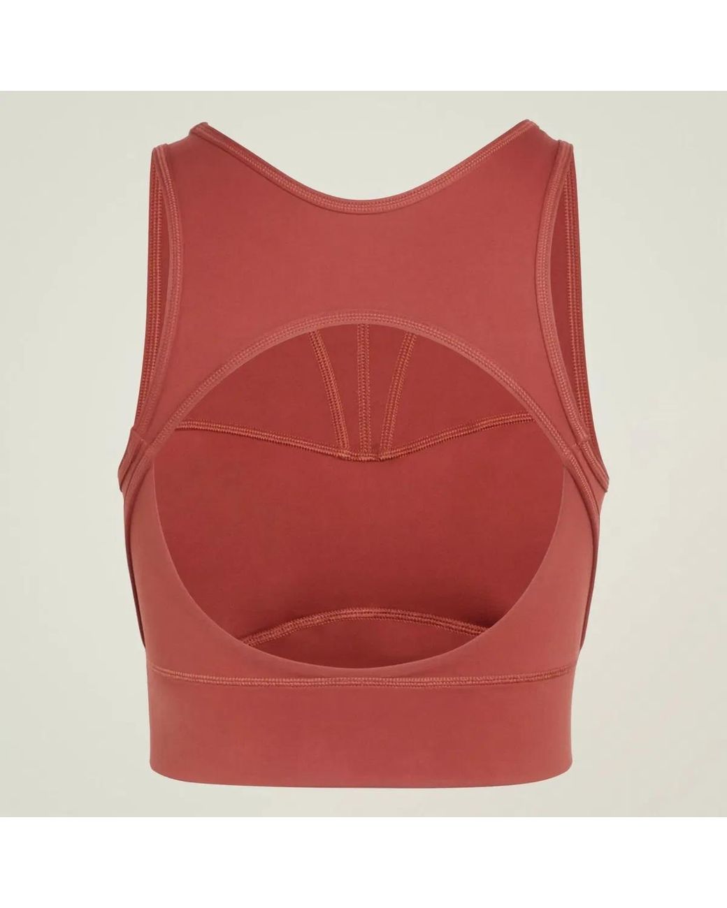 Adidas By Stella McCartney Red Adidas By Stella Mccartney Asmc Tpr Cr Top