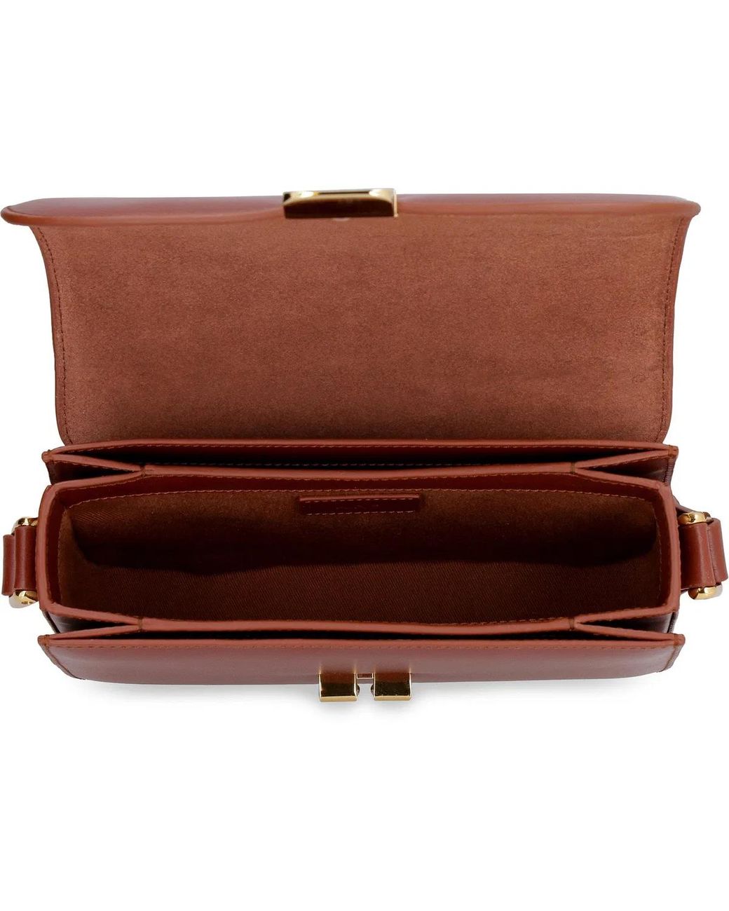A.P.C. Red Mini Leather Crossbody Handbag