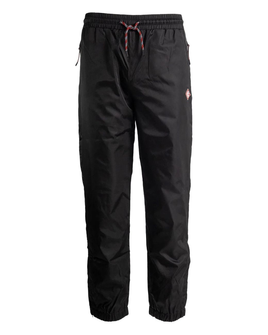 Casablanca Black Logo-Patch Track Pants for men